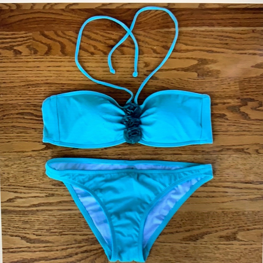 Victoria’s Secret Light Green Bandeau Bikini